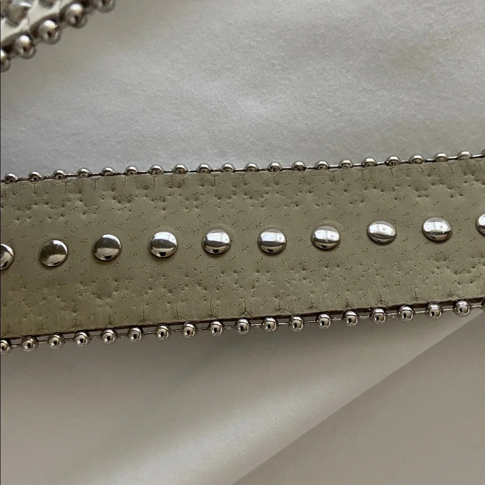 Faux Leather Rhinestone and Stud Cowgirl Belt - Picture 5 of 8